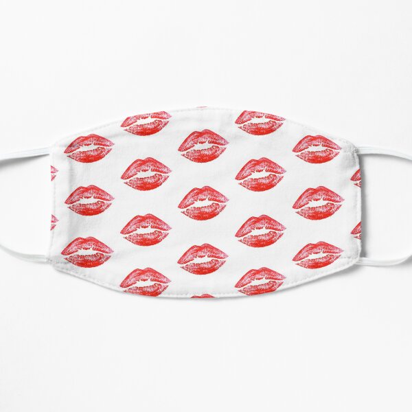 Lips Lips Lips Lips Lips TeAnne Sticker face mask Mask