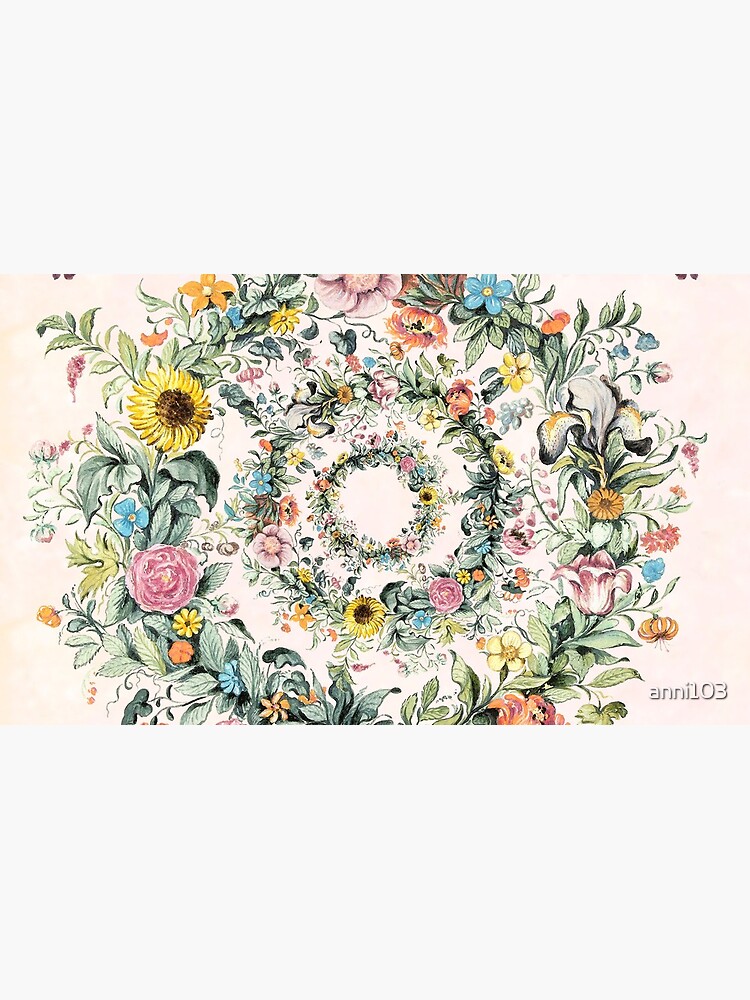 Circle of life-floral painting by anni103