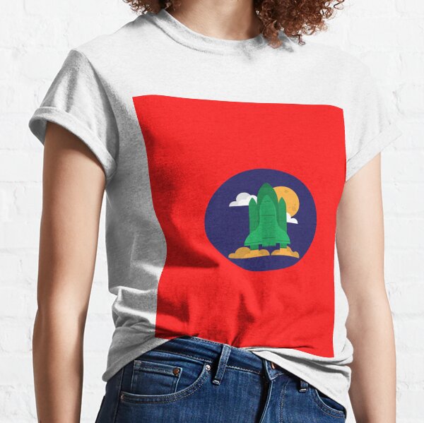 Rocket Ship tattoo from takeoff  Essential T-Shirt by AntiStuff