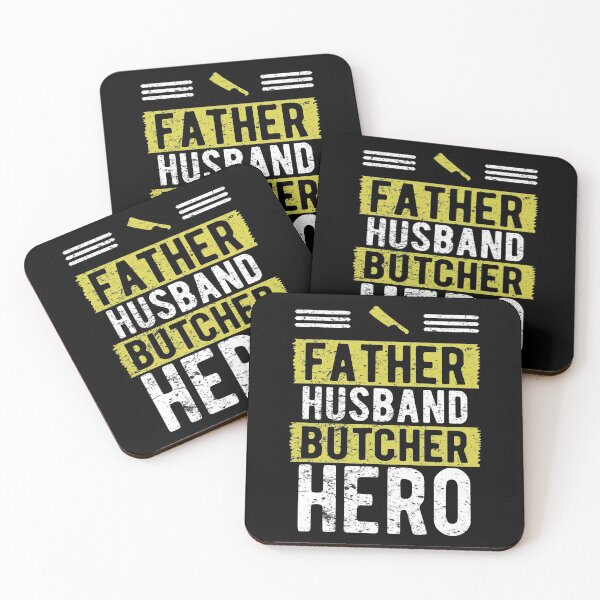 Item preview, Father Husband Butcher Hero Father's Day t shirt designed and sold by Dan66.