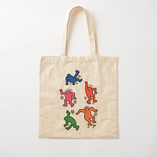 Keith Haring figures! Cotton Tote Bag