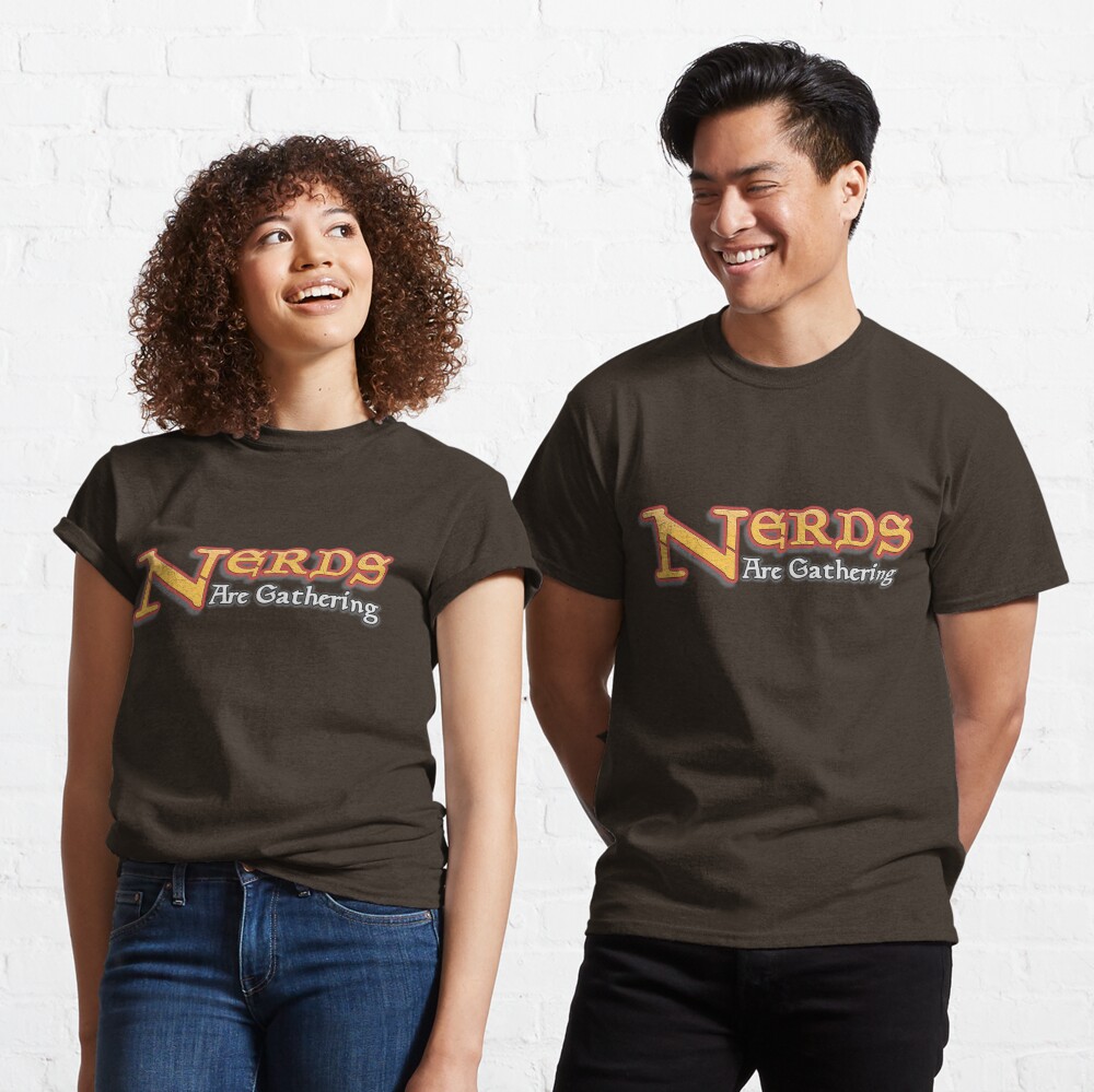 "Nerds Are Gathering Magic The Gathering MTG Spoof" Tshirt by miztayk Redbubble