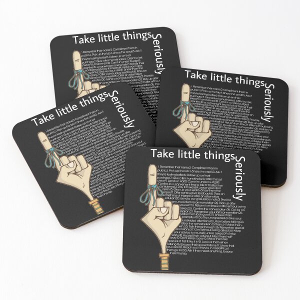 Item preview, Mask of Take Little things seriously - Life lessons for those who want to have better relationship with others designed and sold by MustaFighter.