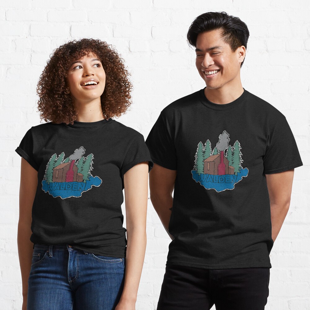 Walden - Henry David Thoreau (Coloured textured version) Classic T-Shirt