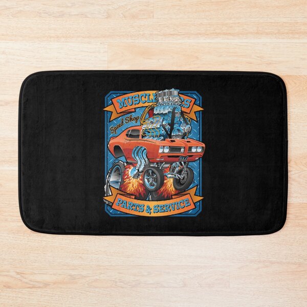 Item preview, Classic Sixties Muscle Car Parts & Service Cartoon designed and sold by hobrath.