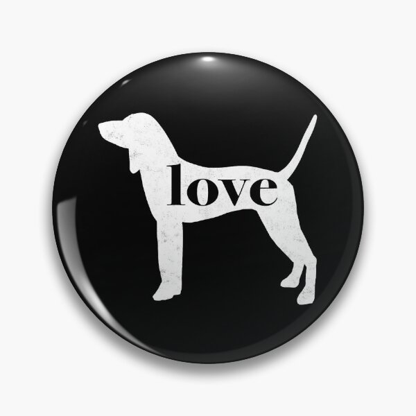 Item preview, Coonhound Dog Love - A Minimalist Distressed Vintage Style Design for Dog Lovers designed and sold by traciwithani.