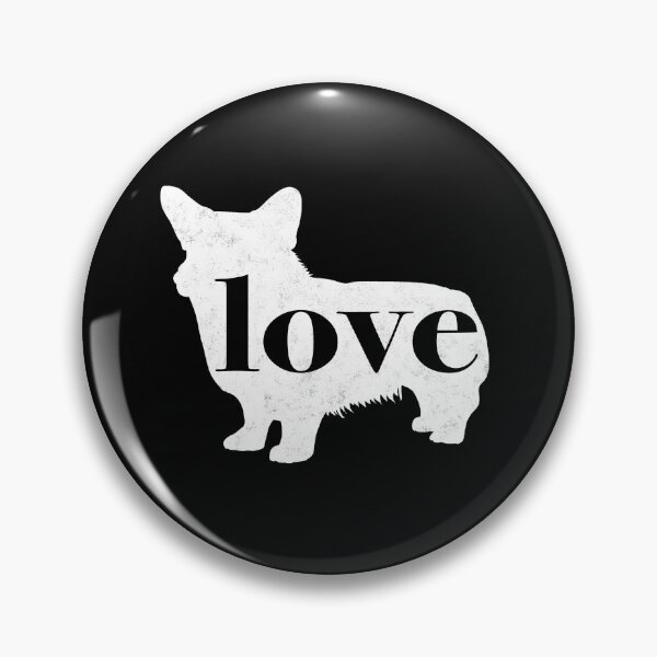 Item preview, Welsh Corgi Dog Love - A Minimalist Distressed Vintage Style Design for Dog Lovers designed and sold by traciwithani.