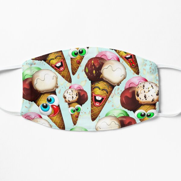 Ice Cream Cones Cartoon Pattern Mask
