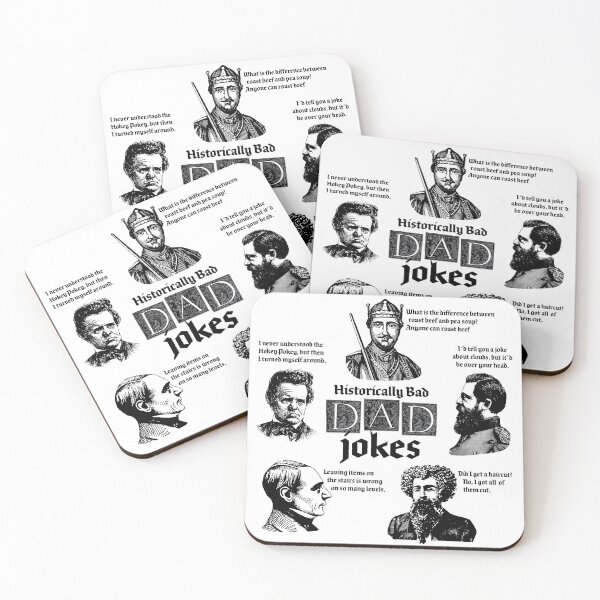 Item preview, Dad Jokes are Historically Bad designed and sold by penandinkdesign.
