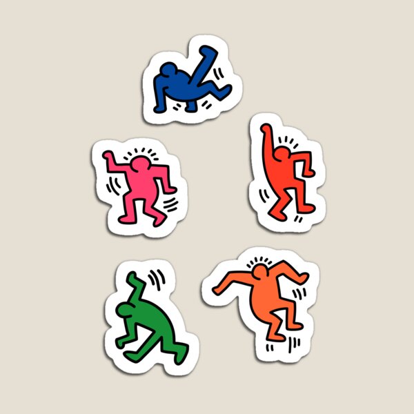 Keith Haring figures! Magnet