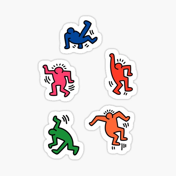 Keith Haring figures! Sticker