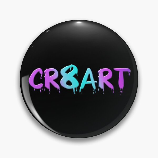 Create Art! - Candy Colors on Black Pin
