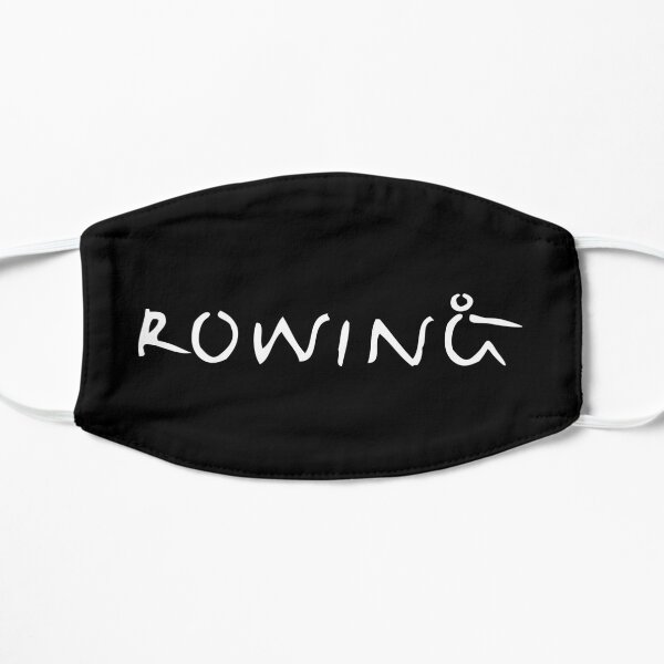 Rowing Text 1 White Mask