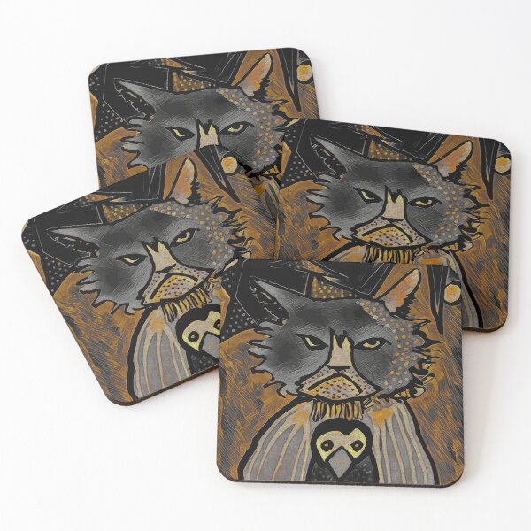 Item preview, Mean Cat in Quarantine designed and sold by Sarah Curtiss.