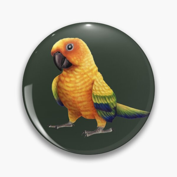 Item preview, Sun Conure - cute parrot designed and sold by Mehu.