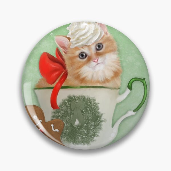 Item preview, Gingerbread Latte Cat designed and sold by Ash Evans.