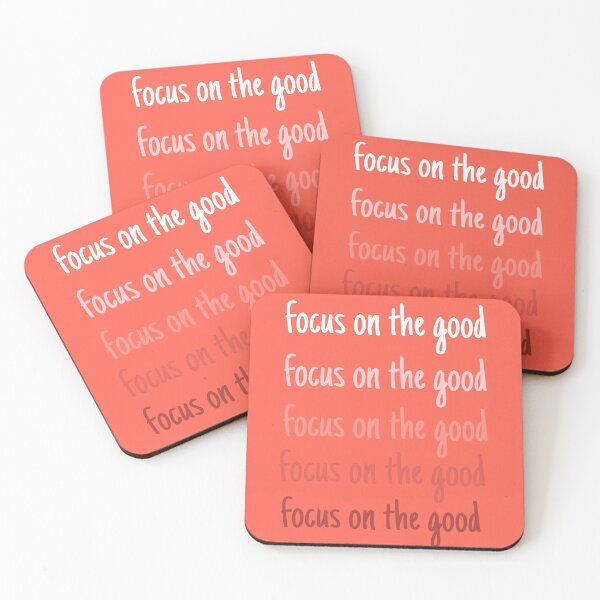 Item preview, Focus on the Good Quote Art designed and sold by eveofthesea.