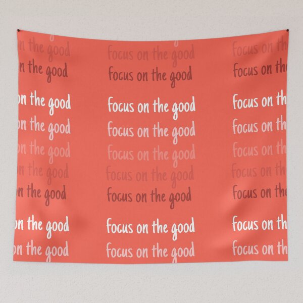 Item preview, Focus on the Good Quote Art designed and sold by eveofthesea.