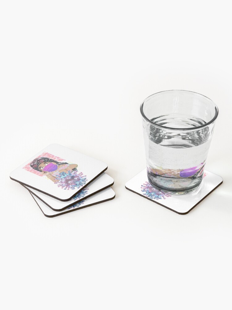 Roblox Covid 19 Coasters Set Of 4 By Katierox Redbubble - robux coasters redbubble
