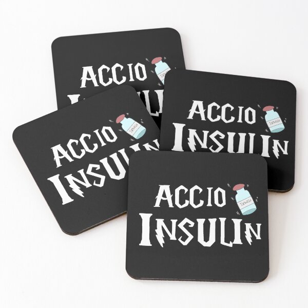 Item preview, Accio Insulin - White Text designed and sold by CatGirl101.
