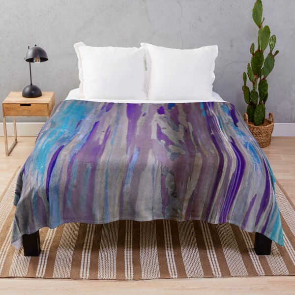 Item preview, Eucalyptus Blue and Purple designed and sold by Sharon Schwalbe.