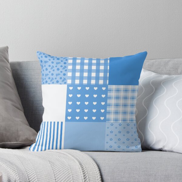 Item preview, Blue and White Patchwork designed and sold by LahaskaArt.