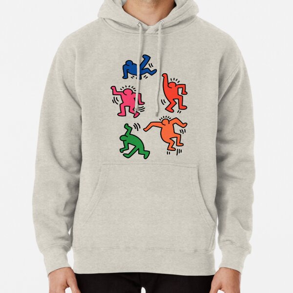 Keith Haring figures! Pullover Hoodie