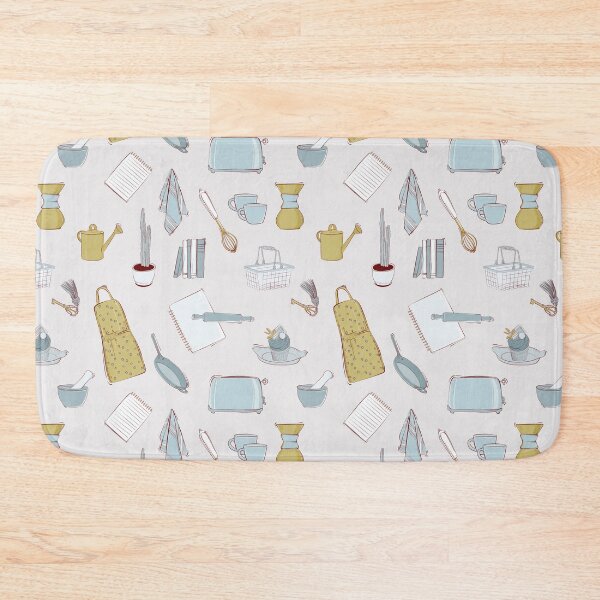Item preview, retro kitchen blue designed and sold by Milatoo.