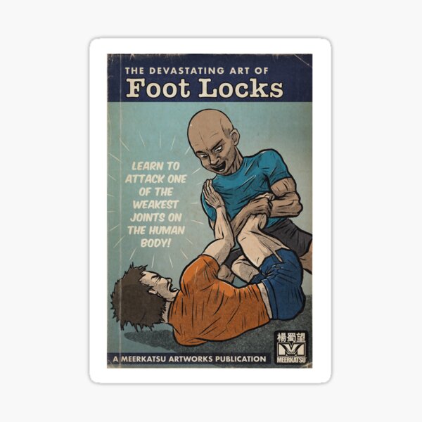 The `Devastating Art of Foot Locks Sticker