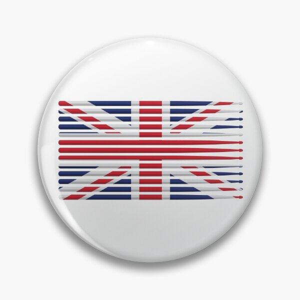 Item preview, United Kingdom drummer drum stick flag designed and sold by hobrath.