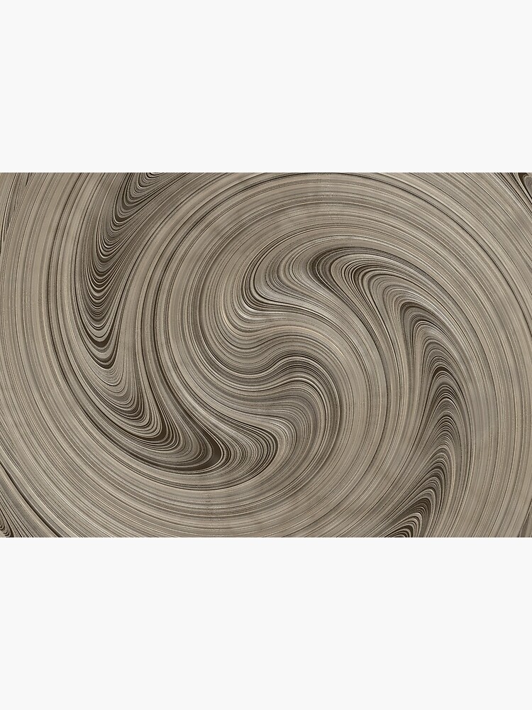 Cinerous And Taupe Wood Swirls Pattern by RootSquare