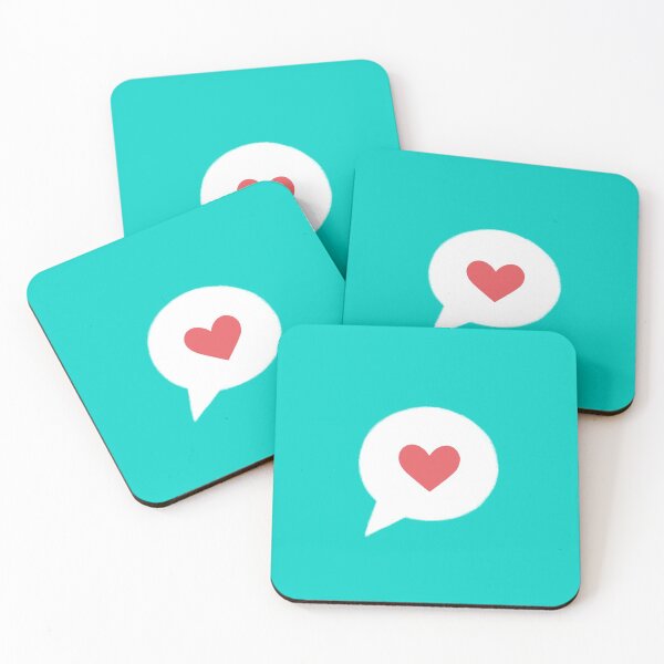 Item preview, Heart Speech Bubble (teal) designed and sold by heidibunny.