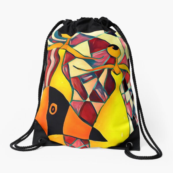 Social Distancing Drawstring Bag