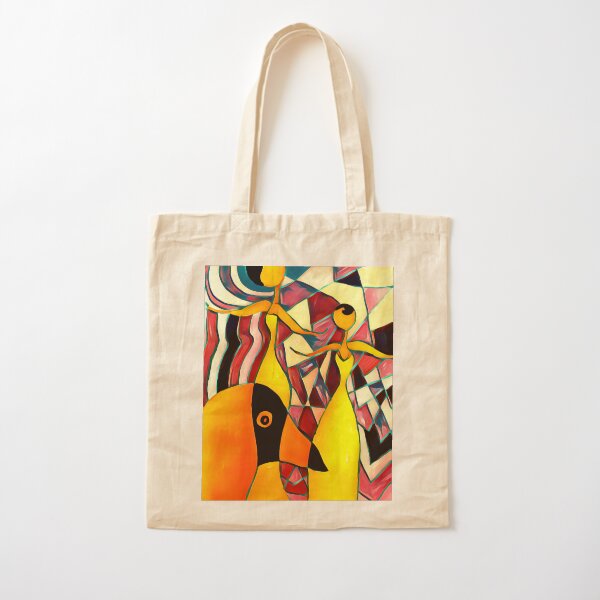 Social Distancing Cotton Tote Bag