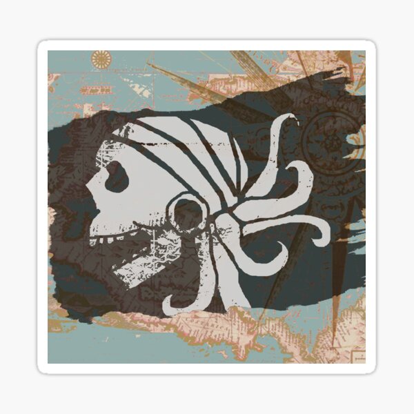 Pirate Scourge Sticker
