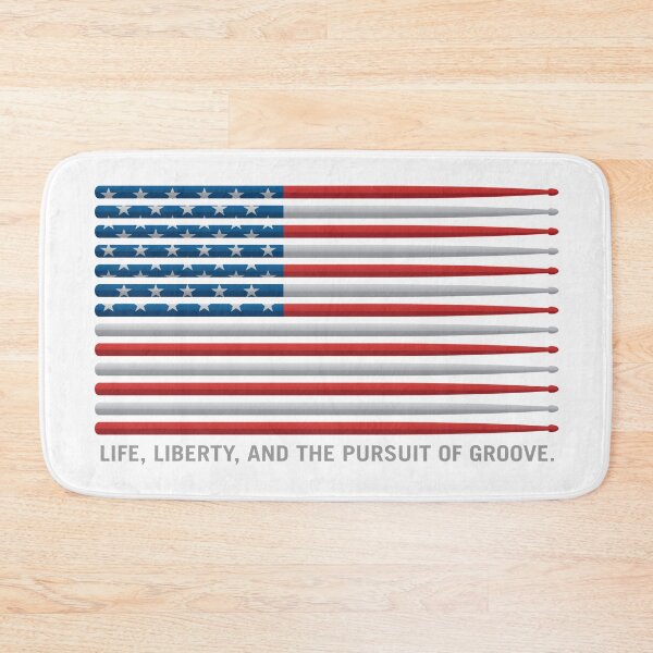 Item preview, American Drummer Drumstick Flag - Life, Liberty, and the pursuit of Groove designed and sold by hobrath.