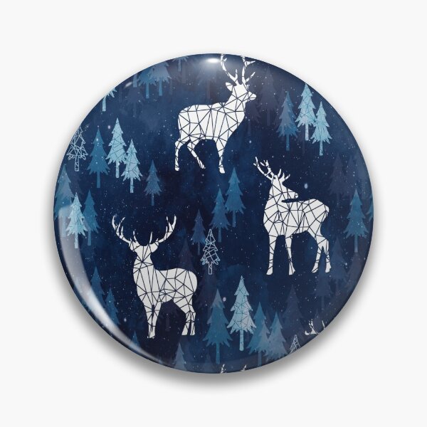 Item preview, Snow Deer Blue designed and sold by adenaJ.