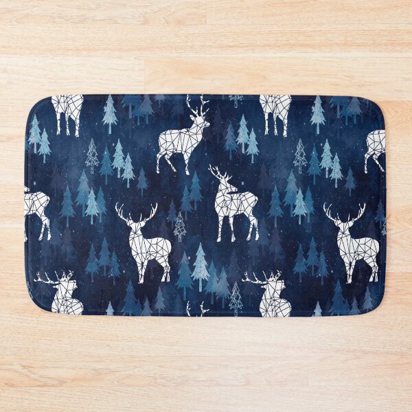 Item preview, Snow Deer Blue designed and sold by adenaJ.