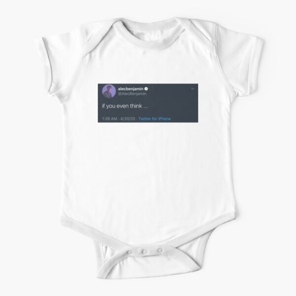 Alec Benjamin Short Sleeve Baby One Piece Redbubble - roblox music codes 2021 alec benjamin swim