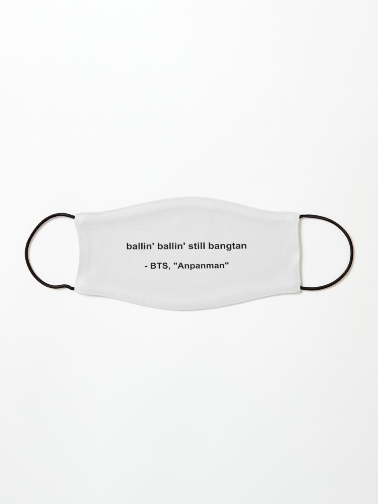 Bts Anpanman Lyrics Quote Mask For Sale By Malm1999 Redbubble