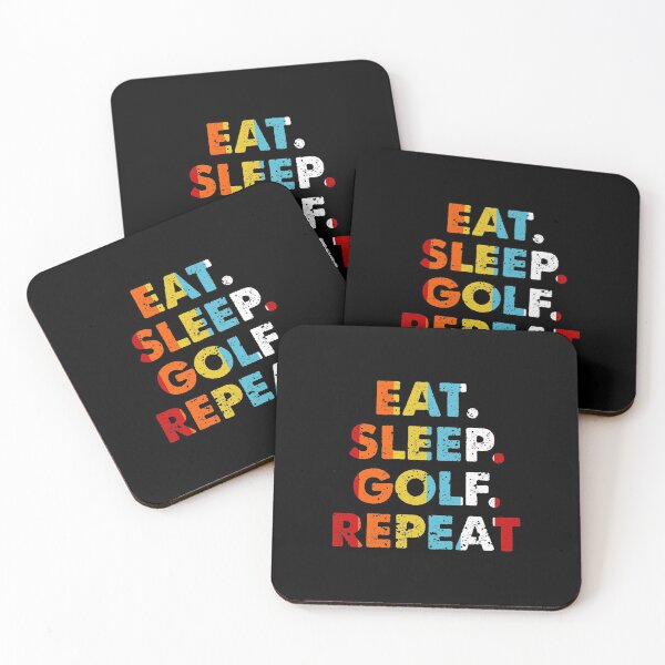 Item preview, Retro Eat. Sleep. Golf. Repeat. Vintage Sport Saying Novelty Gift idea designed and sold by Orange Pieces.