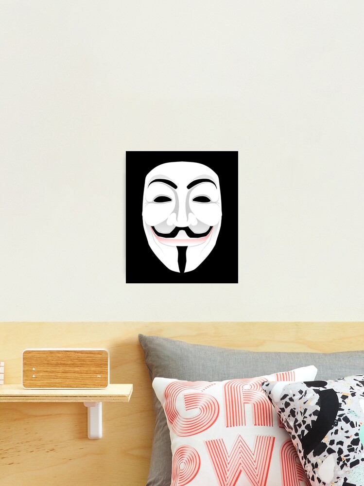 Anonymous Hacker Mask Art Board Print for Sale by blacksnowcomics