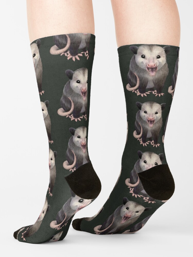 Discover Happy Possum Socks