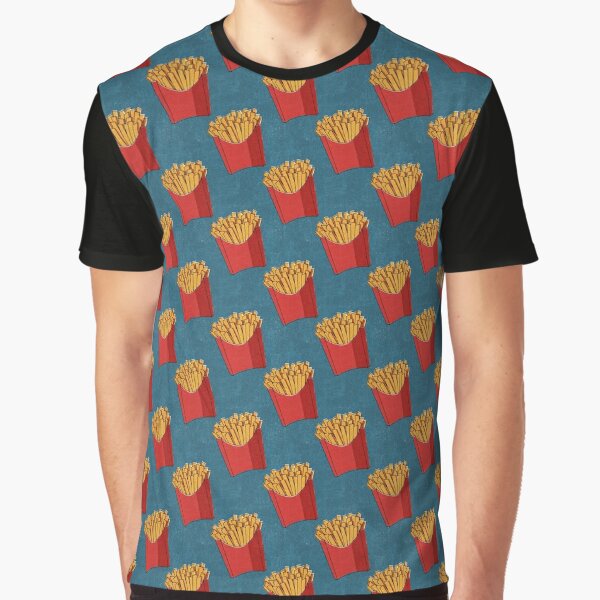 FAST FOOD / Fries - pattern Graphic T-Shirt