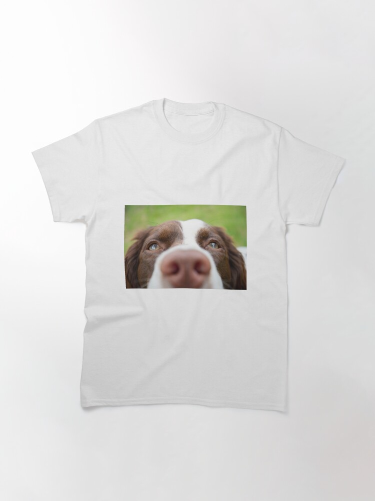 Alternate view of Nosy Springer Spaniel Classic T-Shirt