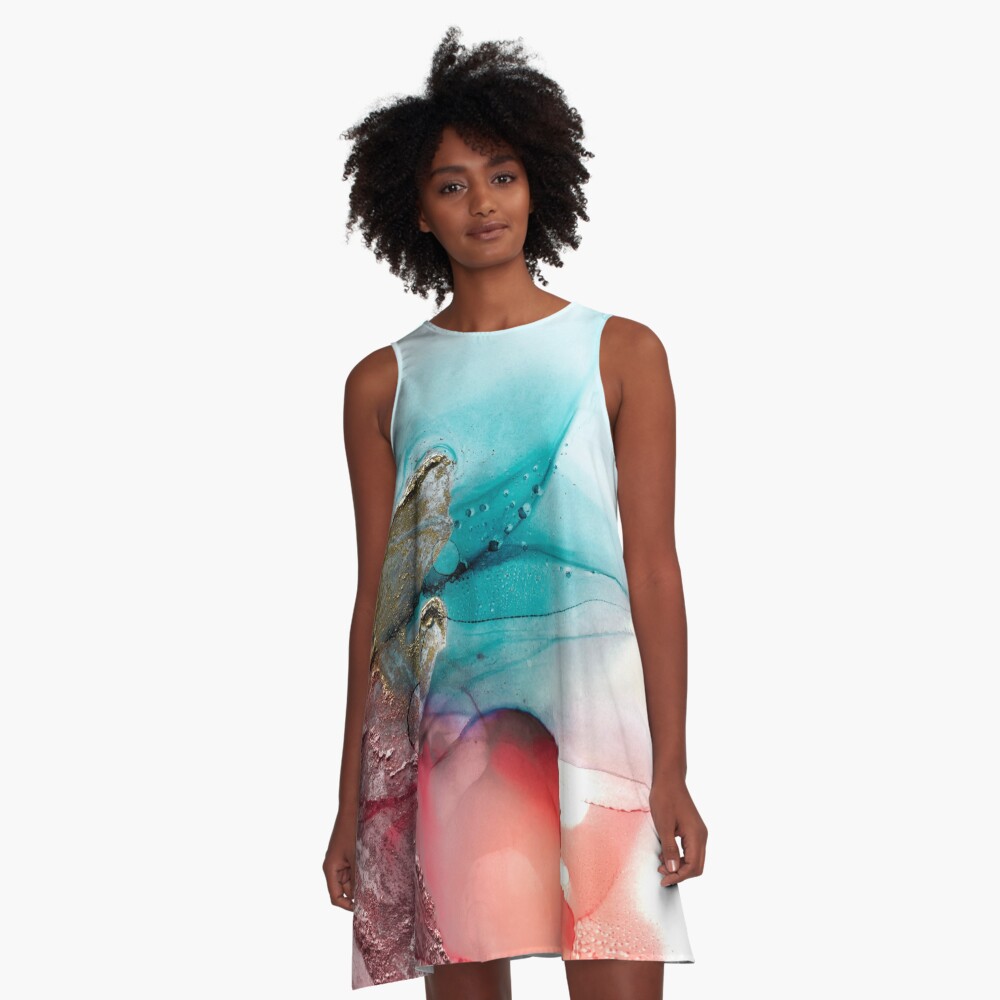 Item preview, A-Line Dress designed and sold by PrintsProject.