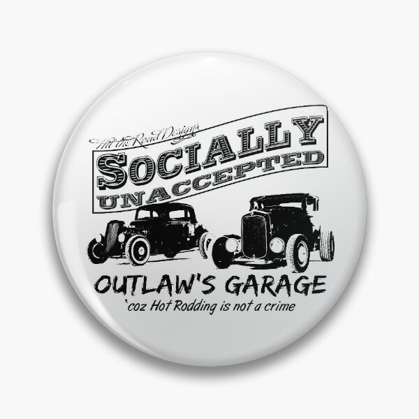 Item preview, Outlaw's Garage. Socially unaccepted Hot Rods light bkg designed and sold by htrdesigns.