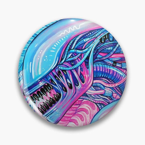 Item preview, Cotton Candy Alien - Acrylic Painting designed and sold by Bethany  Dobson.