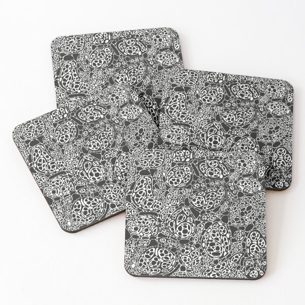 Item preview, Microscopic cells - black and white designed and sold by Dibujo Divertido.