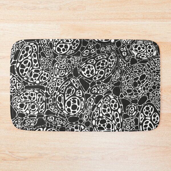 Item preview, Microscopic cells - black and white designed and sold by Dibujo Divertido.